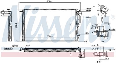CONDENSATOR CLIMATIZARE NISSENS 941055 6