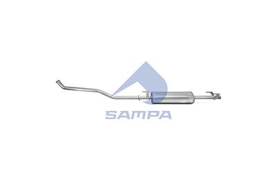 Silenciador central/posterior