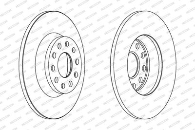 DISC FRANA FERODO DDF1306C 1