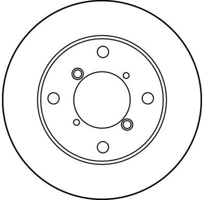 BREMSSCHEIBE TRW DF2710 1