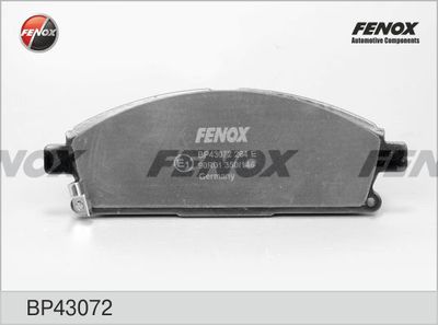 Комплект тормозных колодок, дисковый тормоз FENOX BP43072 для INFINITI QX4