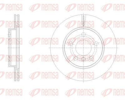 спирачен диск REMSA 62532.10