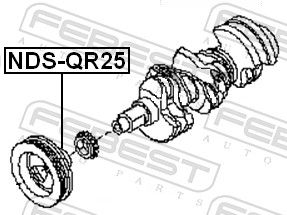 FULIE CUREA ARBORE COTIT FEBEST NDSQR25 1