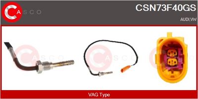 SENZOR TEMPERATURA GAZE EVACUARE CASCO CSN73F40GS