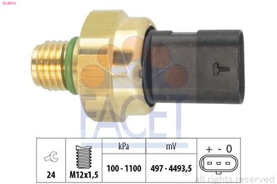 SENSOR ÖLDRUCK FACET 250014