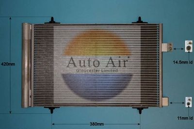 Condenser, air conditioning Auto Air Gloucester 16-6232
