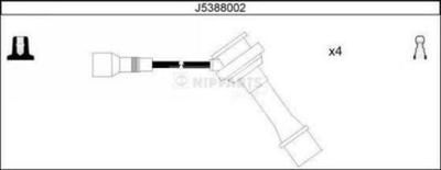 Комплект проводов зажигания NIPPARTS J5388002 для SUZUKI SWIFT