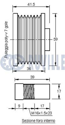 SISTEM ROATA LIBERA GENERATOR RUVILLE 541918 1