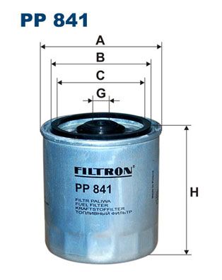 FILTRON PP 841 Топливный фильтр  для DAEWOO KORANDO (Деу Kорандо)
