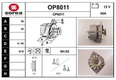 GENERATOR SNRA OP8011
