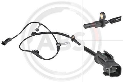 Czujnik, prędkość obrotowa koła A.B.S. 30167