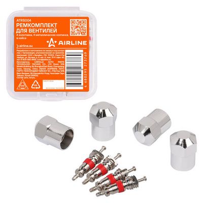 Комплект золотников, сервисный нипель Airline ATRS004