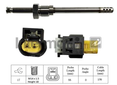 Sensor, exhaust gas temperature Intermotor 27084