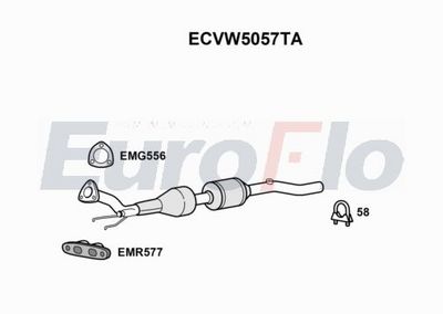 Katalizator EUROFLO 7N0254400KX