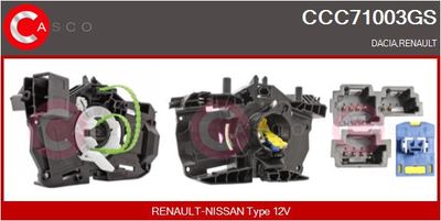 Vinutá pružina, airbag CASCO CCC71003GS