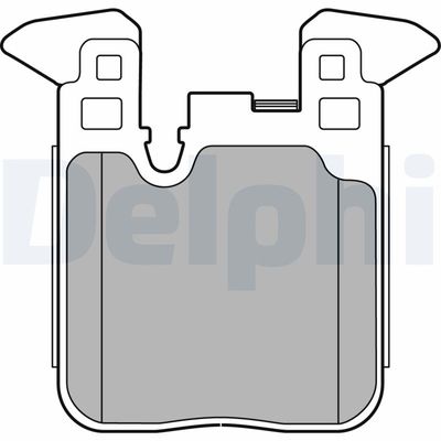 Brake Pad Set, disc brake LP2660