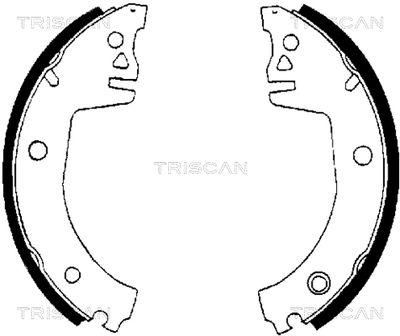 Комплект тормозных колодок TRISCAN 8100 67514 для SKODA FAVORIT
