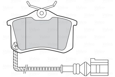 Brake Pad Set, disc brake 301674