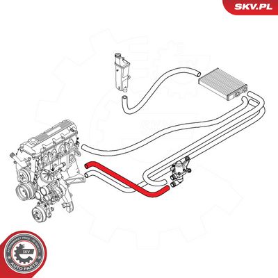 маркуч на радиатора ESEN SKV 24SKV356