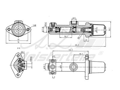Спирачна помпа A.Z. Meisterteile AZMT-44-110-1037