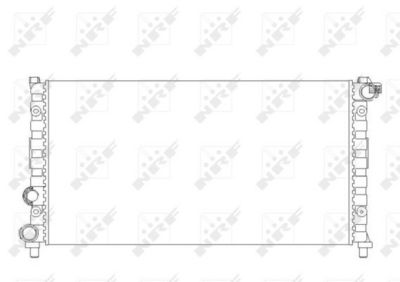 RADIATOR RACIRE MOTOR NRF 58765 4