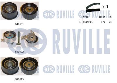 Комплект ремня ГРМ RUVILLE 550248 для LADA 110