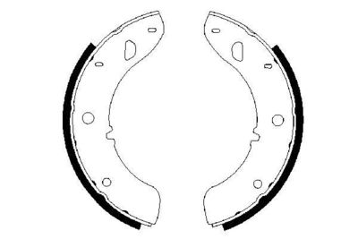 Комплект тормозных колодок BOSCH 0 986 487 500 для BEDFORD BLITZ