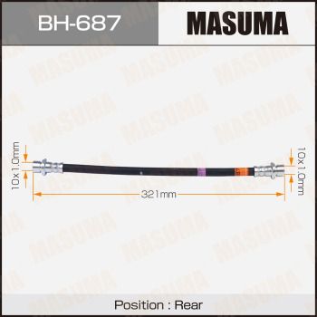 Тормозной шланг MASUMA BH-687 для TOYOTA RAUM