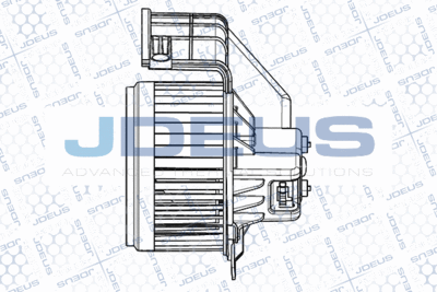 JDEUS BL0230007 Вентилятор салона  для NISSAN NV400 (Ниссан Нв400)