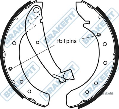 APEC Brake Shoe Set BSH1009