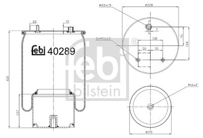 FEBI BILSTEIN Federbalg, Luftfederung