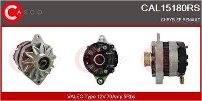 GENERATOR / ALTERNATOR CASCO CAL15180RS