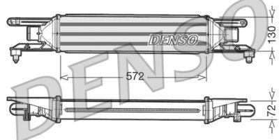 DENSO Intercooler, inlaatluchtkoeler (DIT09105)