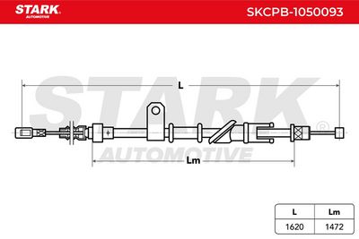жило, ръчна спирачка STARK SKCPB-1050093