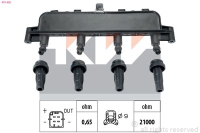 BOBINA DE INDUCTIE KW 470405