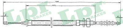 Тросик, cтояночный тормоз LPR C0110B для CITROËN XANTIA