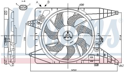 VENTILATOR RADIATOR NISSENS 85890 5