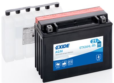 Стартерная аккумуляторная батарея EXIDE ETX24HL-BS для HARLEY-DAVIDSON SLIM