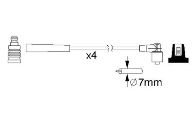 BOSCH Zündleitungssatz