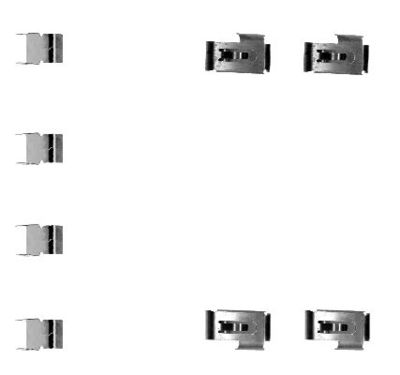 Комплектующие, колодки дискового тормоза TEXTAR 82057300 для MITSUBISHI GALANT