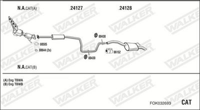 SISTEM DE ESAPAMENT WALKER FOK032693