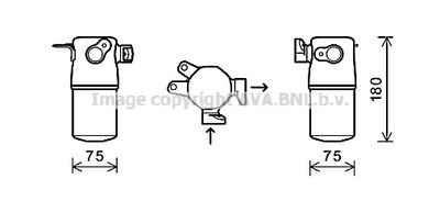 Осушитель, кондиционер AVA QUALITY COOLING AID347 для AUDI A8