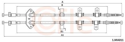 CABLU FRANA DE PARCARE COFLE 921MA011 1