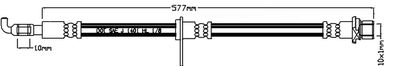 Brake Hose JURATEK JBH1083R