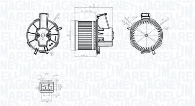 vnitřní ventilátor MAGNETI MARELLI 069412778010