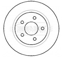 BORG & BECK BBD4403 Тормозные диски для FORD TRANSIT CONNECT (P65_, P70_, P80_) 1.8 TDCi BORG & BECK BBD4403 Тормозные диски для FORD TRANSIT CONNECT (P65_, P70_, P80_) 1.8 TDCi