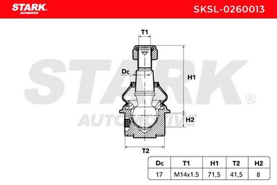 Шарнири STARK SKSL-0260013