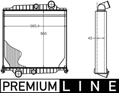 Radiateur - CR1223000P - MAHLE