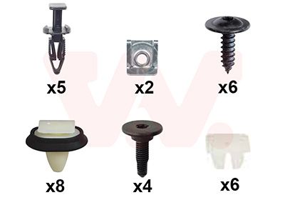 Montážní sada, nárazník VAN WEZEL 0982793