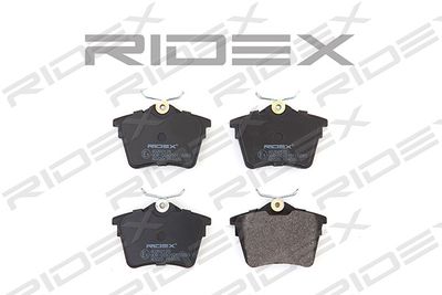 Комплект тормозных колодок, дисковый тормоз RIDEX 402B0128 для CITROËN EVASION